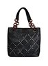 Openwork Tote, front view